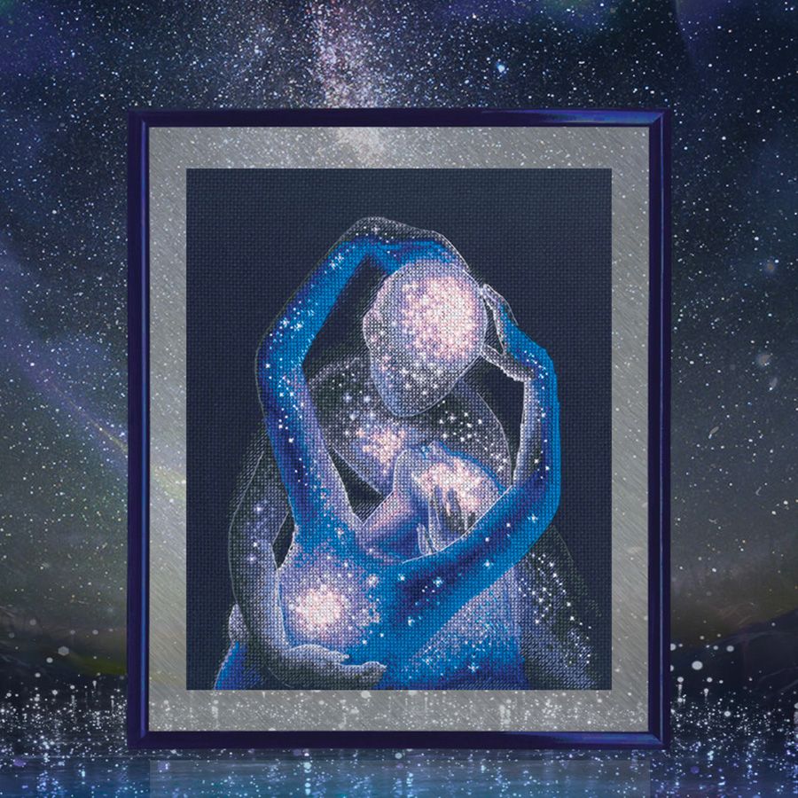 Kit de Punto de Cruz Contado - Eres el Universo Infinito RTO M1046