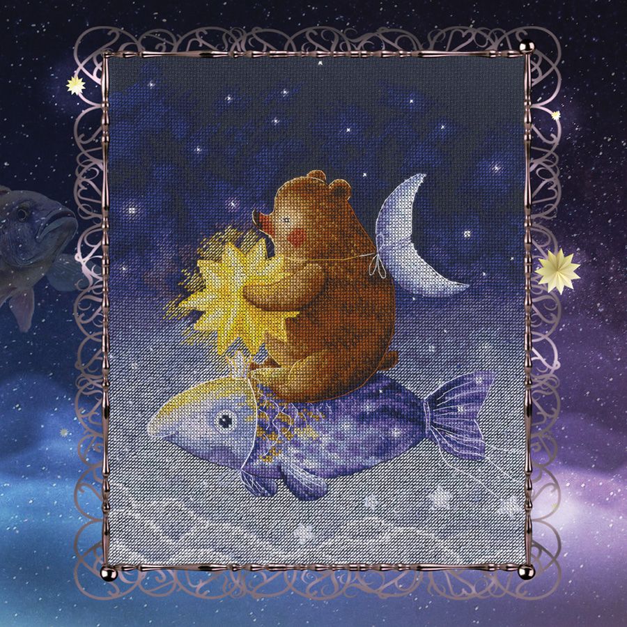 Counted Cross Stitch Kit - About a Magical Fish RTO M94