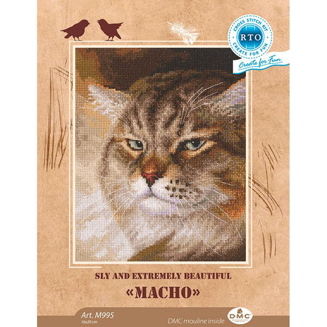 Cross Stitch Kit "Cunning and Extremely Beautiful. «MACHO»" RTO M995