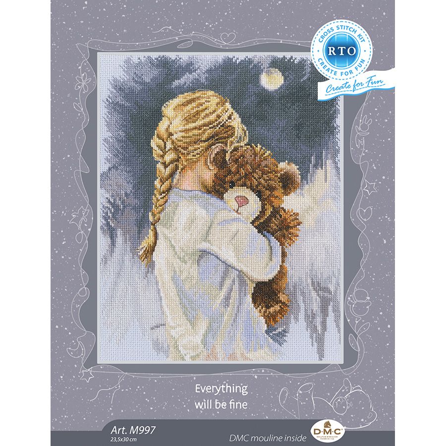 Counted Cross Stitch Kit - Everything Will Be Okay RTO M997