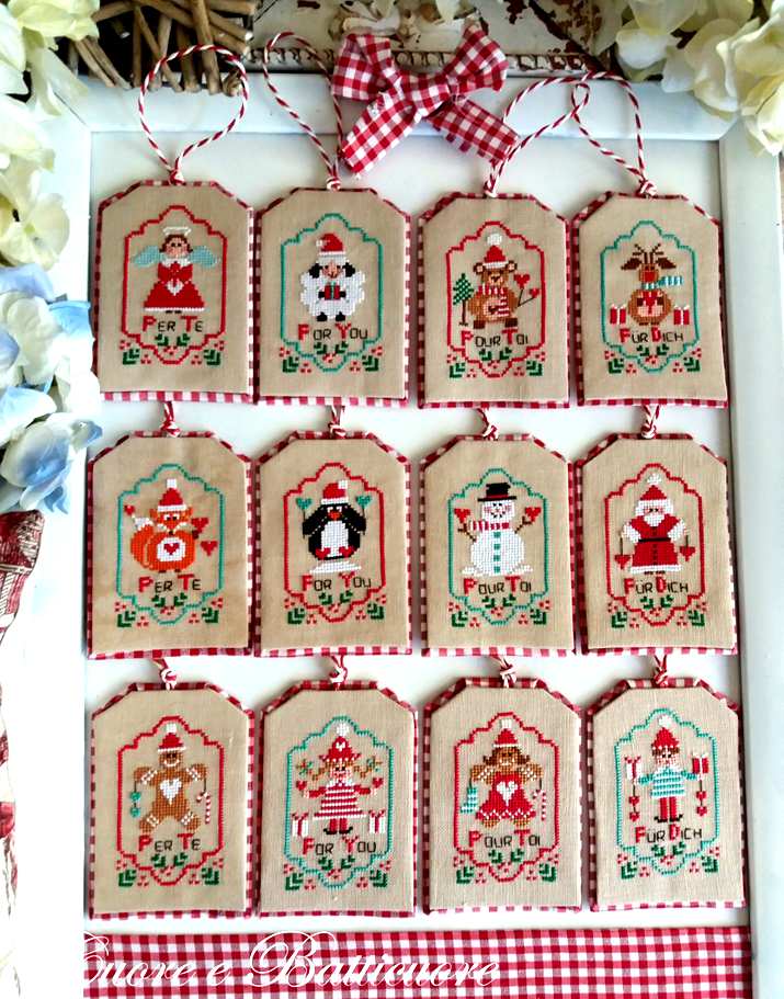 Regali di Natale - Cuore e Batticuore - Cross Stitch Chart