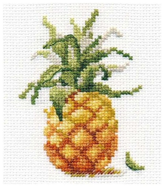 Kreuzstich-Set Alisa S0-165 Ananas 8x10 cm