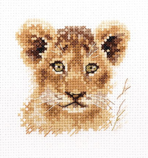 Lion Cub - S0-194 Alisa - Cross Stitch Kit
