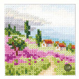 Lavender At The Sea - S0-200 Alisa - Kit de punto de cruz