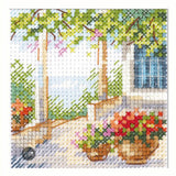 Patio de flores Alisa Kit de punto de cruz S0-201