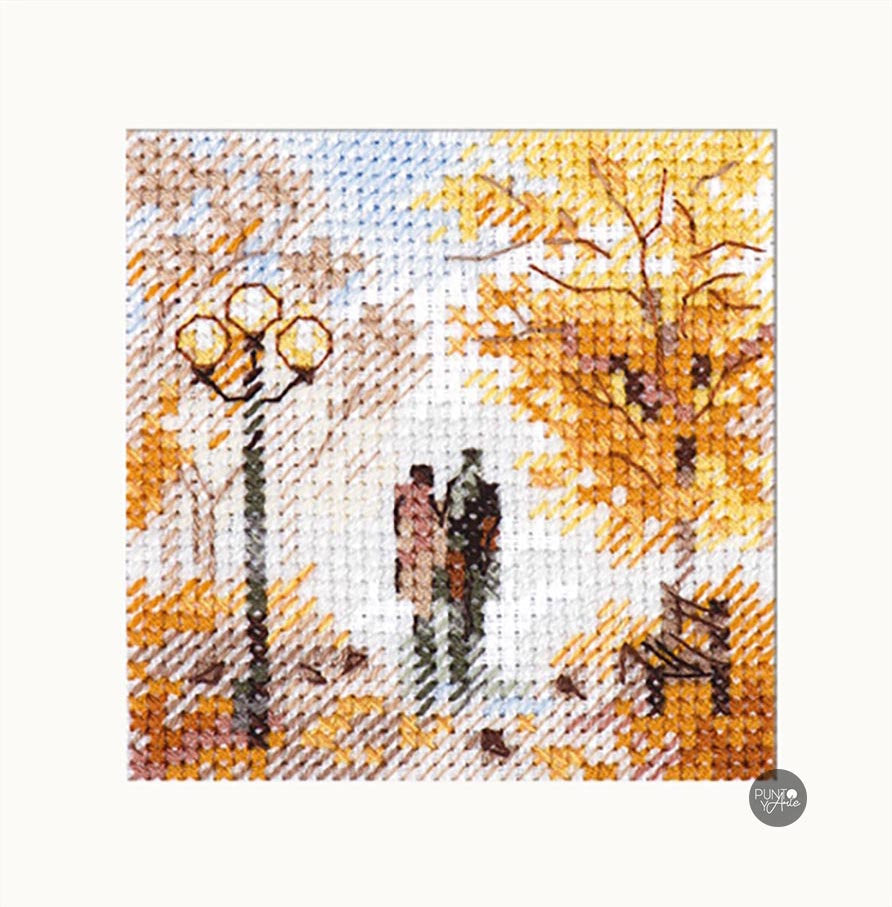 Autumn in the city. Old Park - S0-220 Alisa - Cross Stitch Kit