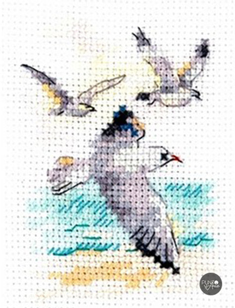 Sea wind. Seagulls - S0-221 Alisa - Cross stitch kit