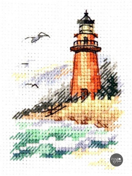 Cold coast. Lighthouse - S0-225 Alisa - Cross stitch kit