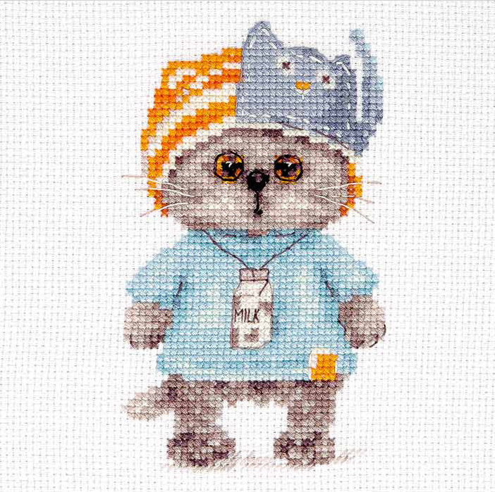Basik Baby Cat - S0-230 Alisa - Cross Stitch Kit