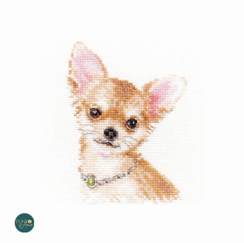Kreuzstich-Set Alisa S1-30 Chihuahua 10x13 cm