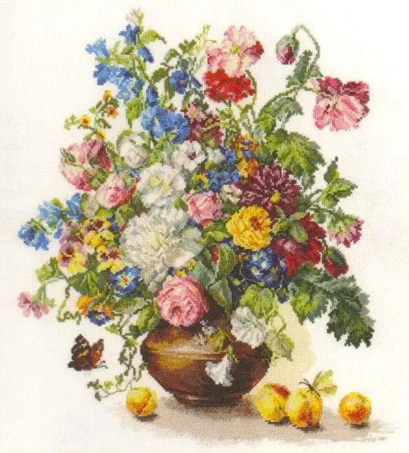 Poetry of flowers. Fragrance of Summer - S2-30 Alisa - Cross Stitch Kit