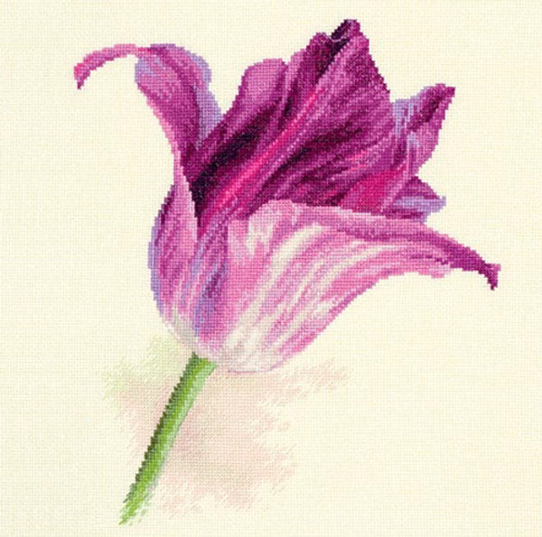 Tulipes - S2-44 Alisa - Kit de point de croix