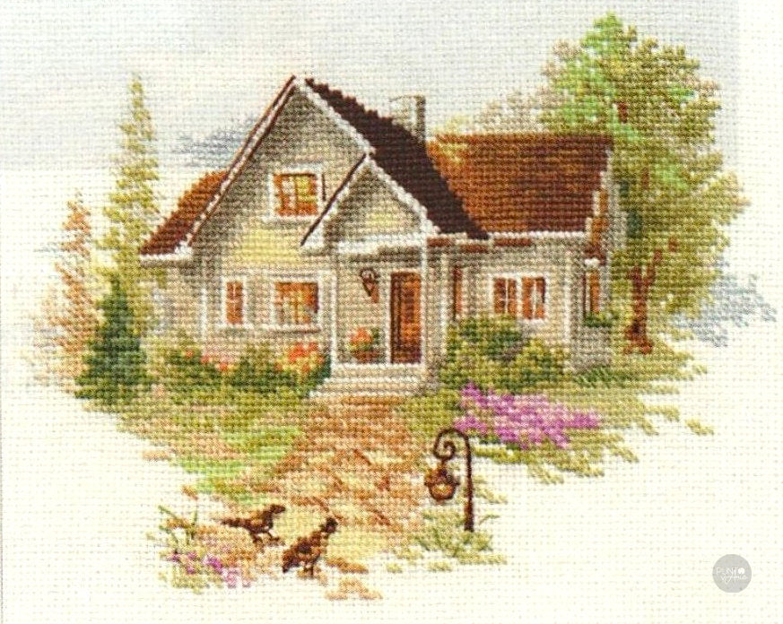 Kreuzstich-Set Alisa S3-20 Casa de julio 18x14 cm