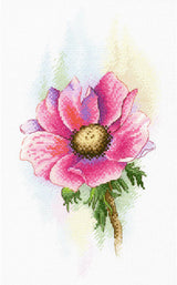 Pink Anemone - MP Studio - Cross Stitch Kit SA-047