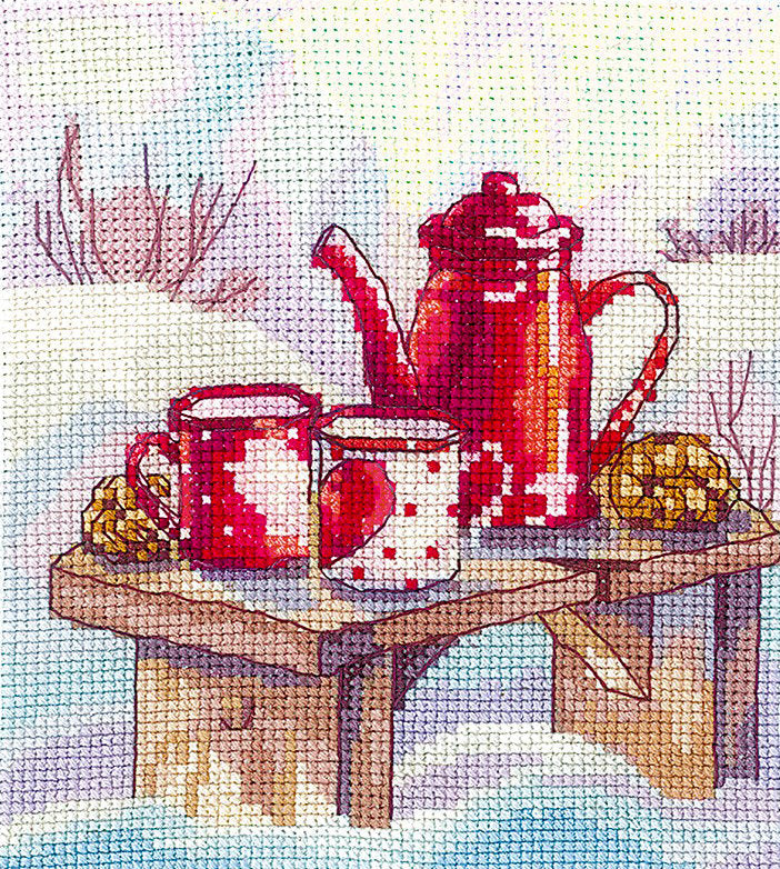 FAVORITE TEA - Andriana - Cross stitch kit SANCH-09