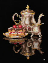 Coffee for two - Andriana - Cross stitch kit SANK-42