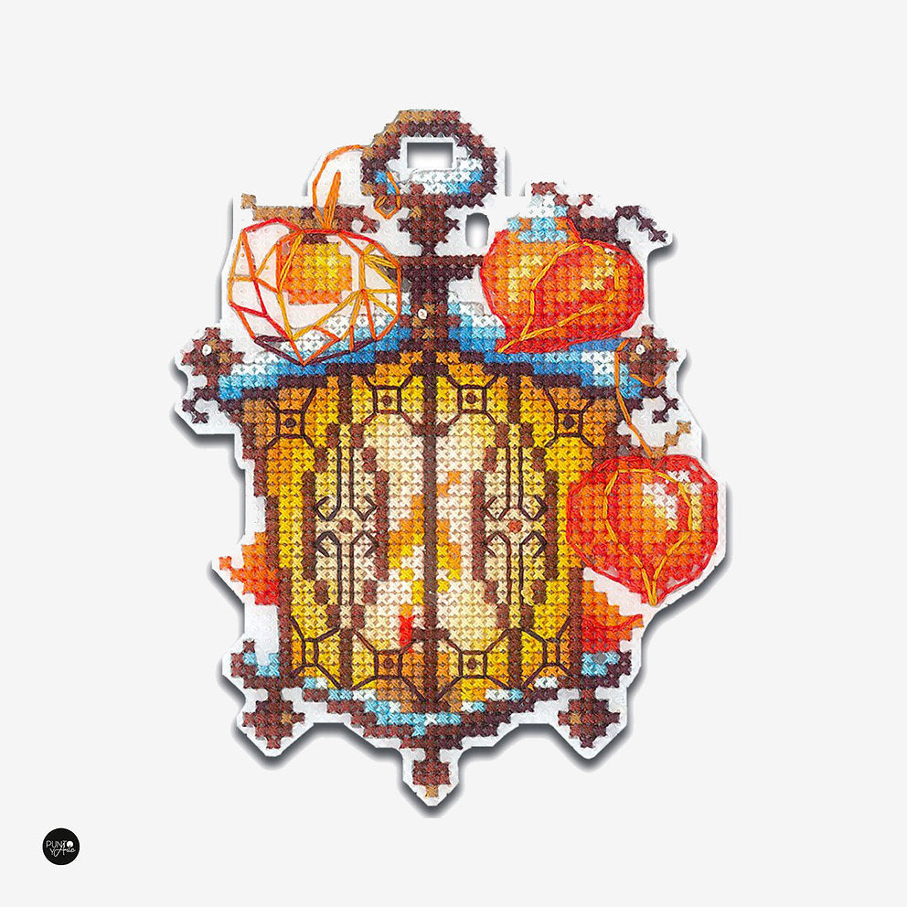 Kit punto croce Andriana SANO-23 LIGHTS. PHYSALIS 8 x 10,5 cm