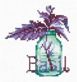 Spicy herbs. Basil - Andriana SANP-54 - Cross Stitch Kit