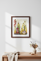 Andriana Cross Stitch Kit - Spices Oil SANP-65