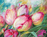 Tulips - Andriana - Cross stitch kit SANT-16