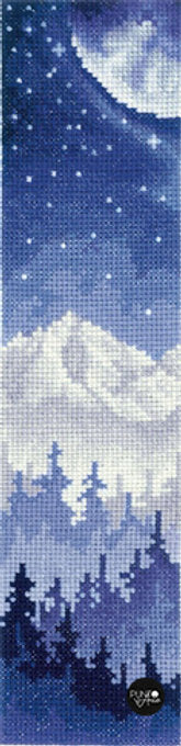 BOOKMARK. MOON OVER THE FOREST - Andriana - Cross stitch kit SANZ-48
