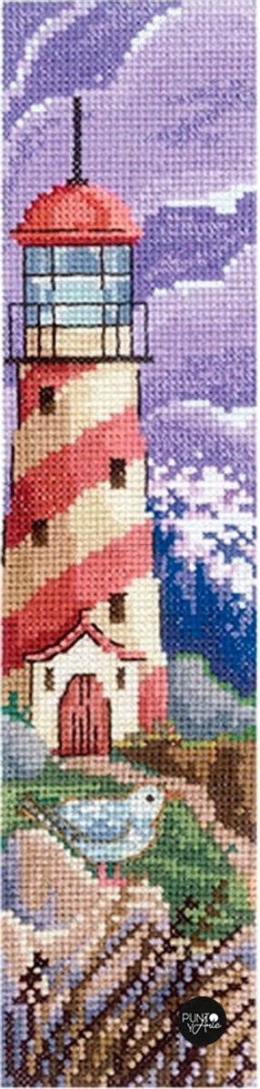 Kit punto croce Andriana SANZ-51 BOOKMARK. STORM 5,5 x 22 cm