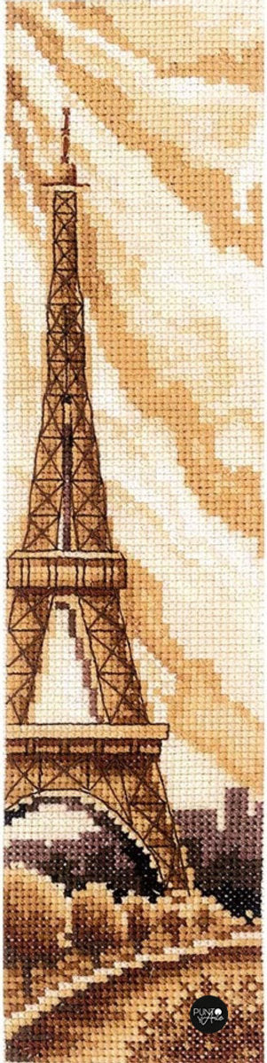BOOKMARK. PARIS. Eiffel - SANZ-52 Andriana - Kit de punto de cruz