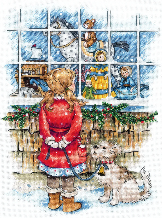 Kreuzstich-Set Andriana SANZ-68 Cherished Desire 26,5 x 25 cm