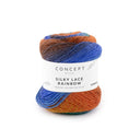 Silky Lace Rainbow - Hilo Fino de Merino y Seda con Degradado Multicolor