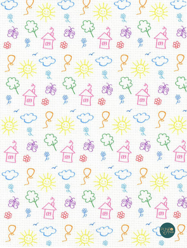 Tela de diseño Aida 18 ct MP Studia SKD-118 – Tela Ct. / MP-Studia 40x30 cm
