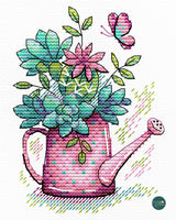 BELLES FLEURS - MP Studia - Kit de point de croix SM-284