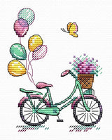 Bike Ride - SM-355 MP Studio - Cross Stitch Kit