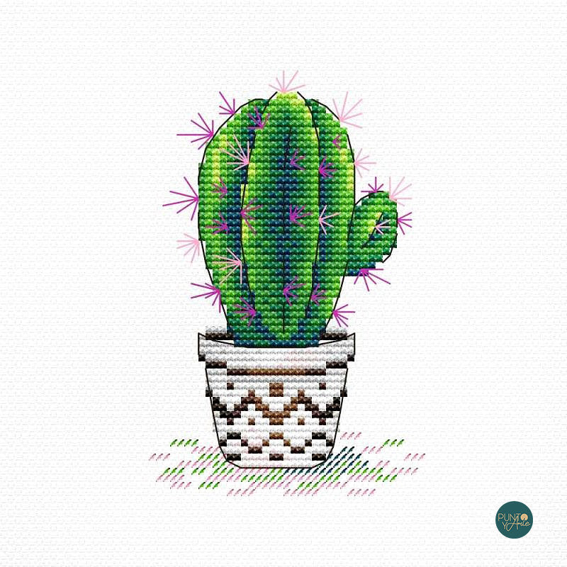 Cactus - SM-382 MP Studia - Cross Stitch Kit