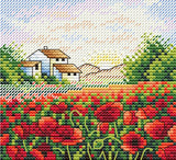 COQUELICOT MATIN - MP Studio - Kit de point de croix SM-432