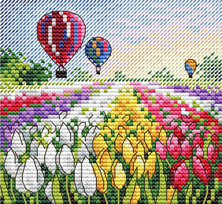 Afternoon in Holland - SM-433 MP Studia - Cross Stitch Kit