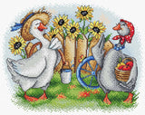 Two Cheerful Geese - SM-567 MP Studia - Cross Stitch Kit