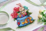 Bunny in Flowers - SM-648 MP Studia - Cross Stitch Kit