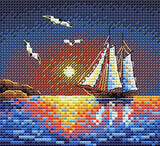 Cross Stitch Kit 'In the Open Sea' - SM-658 MP Studio