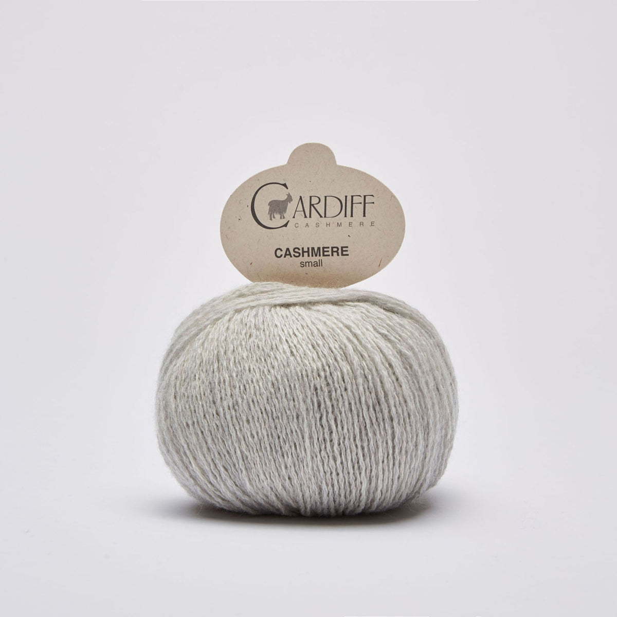 Cardiff Small Cashmere 518 Piombo, ovillo de lana fina 100% cachemira