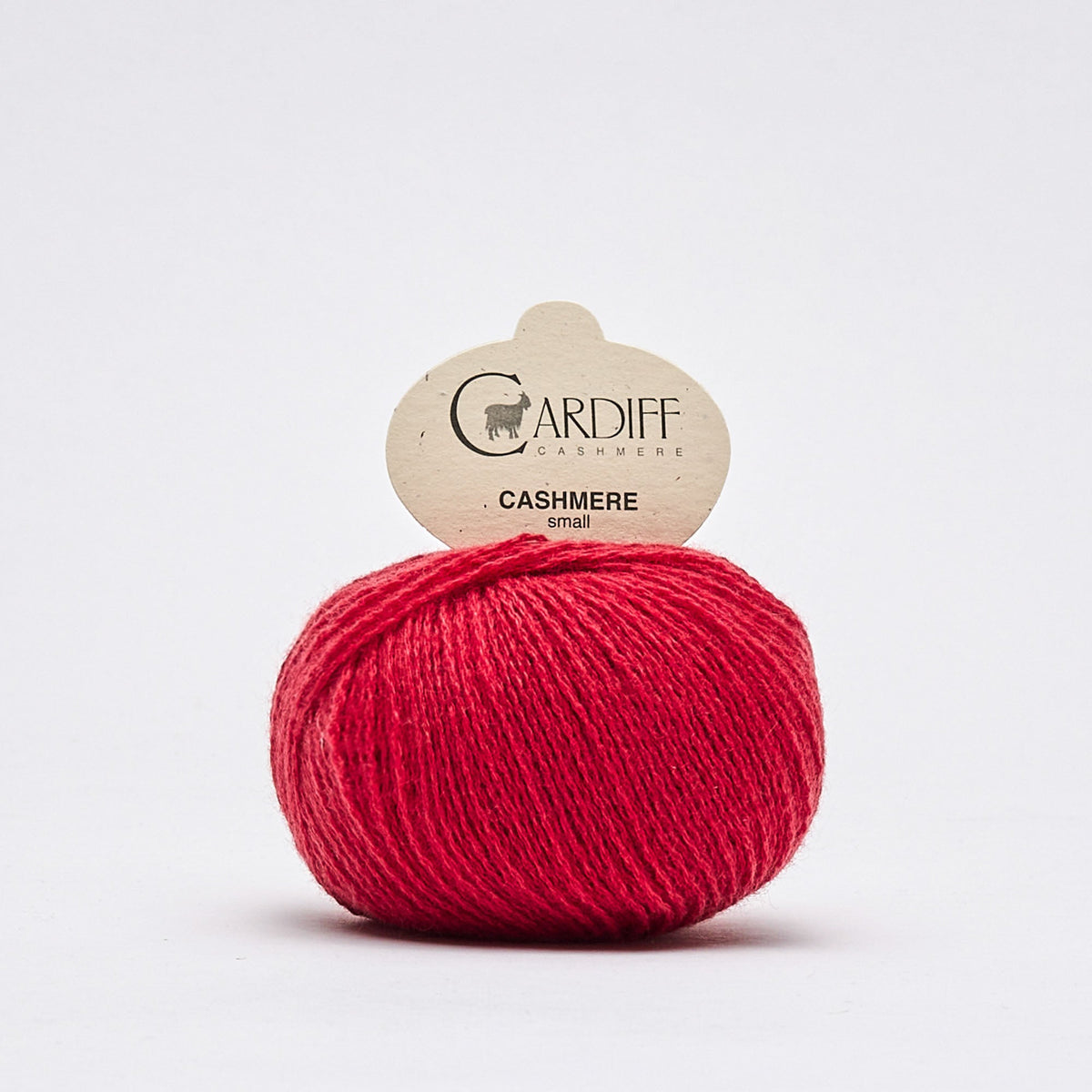 Cardiff Small Cashmere 722 Lacca, ovillo de lana fina 100% cachemira