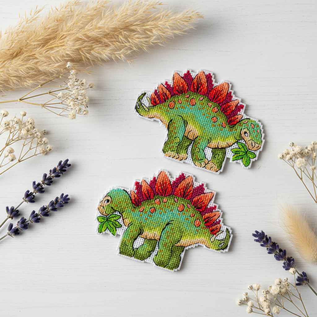 Dinosaurs. Stegosaurus - MP Studia SR-270 - Cross Stitch Kit