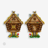 (Discontinued) A Hut on Chicken Legs - MP Studia SR-345 - Cross Stitch Kit