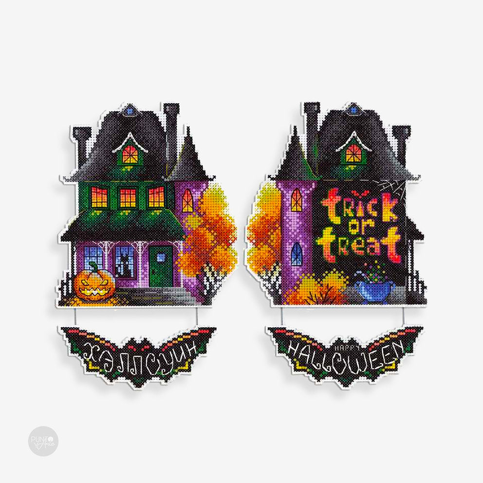 Haunted house. Halloween - MP Studio SR-495 - Cross Stitch Kit