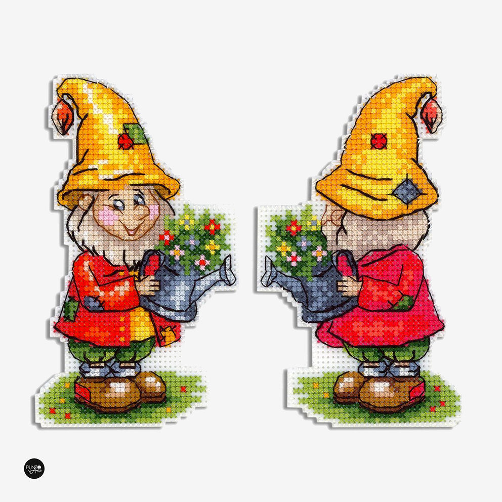 Garden Gnome - MP Studia - Cross Stitch Kit SR-821