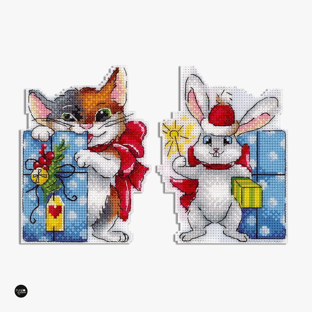 It's Time to Open Gifts - SR-847 MP Studia - Cross Stitch Kit