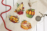 Pumpkin Plate 2 - SR-854 MP Studia - Cross Stitch Kit