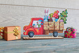 Truck with gifts - SR-868 MP Studia - Cross stitch kit
