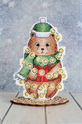 Christmas Bear - SR-872 MP Studia - Cross Stitch Kit