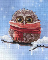 Owl - Winter - SRK-303 MP Studia - Cross Stitch Kit