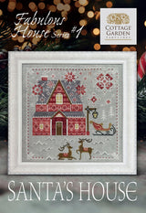 Santa's House - Cross Stitch Chart - Cottage Garden Samplings